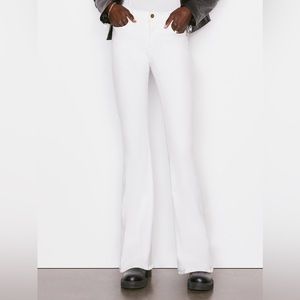 Frame White le Flare High Jean